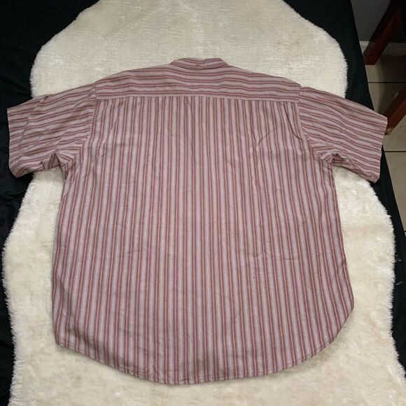 Cabelas Chambray Mens Short Sleeve Button Down Mens Shirt Size XL - Picture 2 of 5